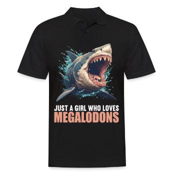 Megalodons Megalodon - Men's Polo Shirt - black - Front - Kai (181cm)