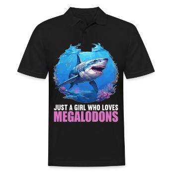 Megalodons Megalodon - Men's Polo Shirt - black - Front - Kai (181cm)
