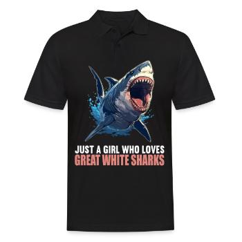 Grands requins blancs Grand requin blanc - Polo Homme - noir - Devant - Kai (181cm)