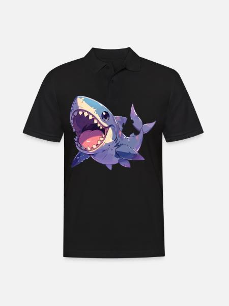 Requins Requin - Polo Homme - noir