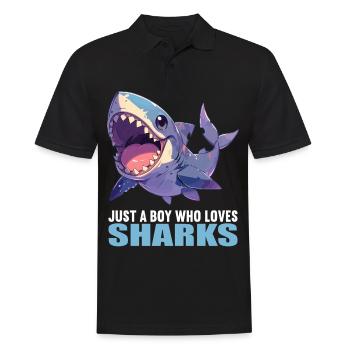Requins Requin - Polo Homme - noir - Devant - Kai (181cm)