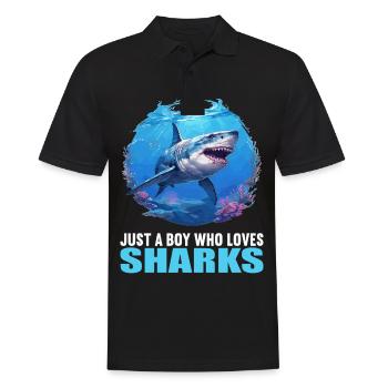 Requins Requin - Polo Homme - noir - Devant - Kai (181cm)