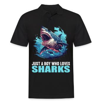 Requins Requin - Polo Homme - noir - Devant - Kai (181cm)