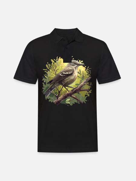 Oiseaux moqueurs Oiseaux moqueurs - Polo Homme - noir