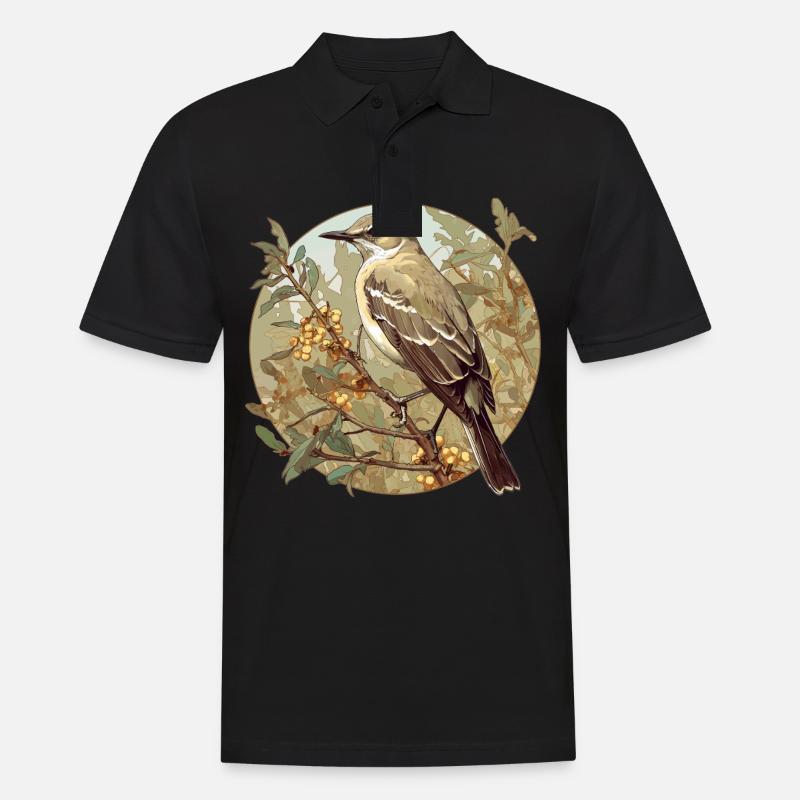 Oiseaux moqueurs Oiseaux moqueurs - Polo Homme - noir