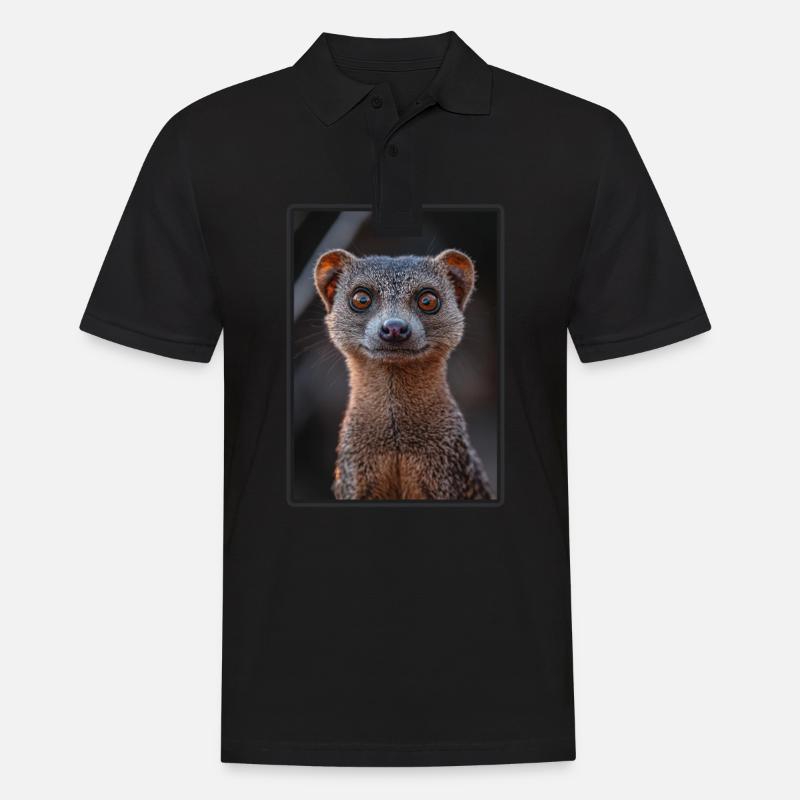Mungos Mungo - Männer Poloshirt - Schwarz