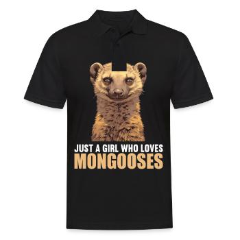 Mungos Mungo - Männer Poloshirt - Schwarz - Vorne - Kai (181cm)