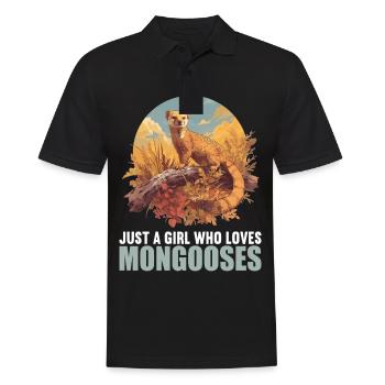 Mungos Mungo - Männer Poloshirt - Schwarz - Vorne - Kai (181cm)