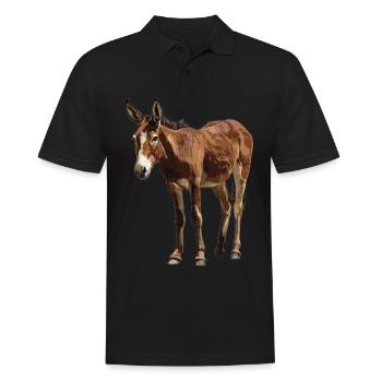 Mules Mule - Men's Polo Shirt - black - Front - Kai (181cm)