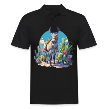 Mules Mule - Men's Polo Shirt - black - Front - Kai (181cm)