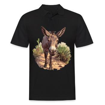 Mules Mule - Men's Polo Shirt - black - Front - Kai (181cm)