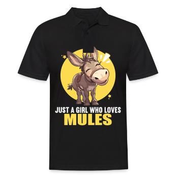 Mules Mule - Men's Polo Shirt - black - Front - Kai (181cm)
