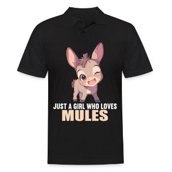 Mules Mule - Men's Polo Shirt - black - Front - Kai (181cm)