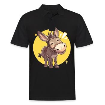 Mules Mule - Men's Polo Shirt - black - Front - Kai (181cm)