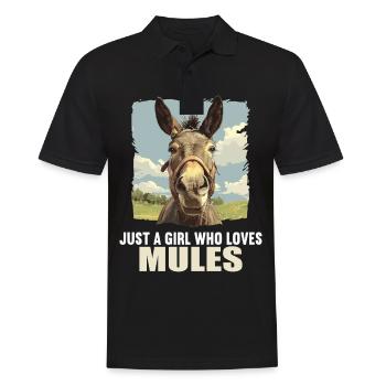 Mules Mule - Men's Polo Shirt - black - Front - Kai (181cm)