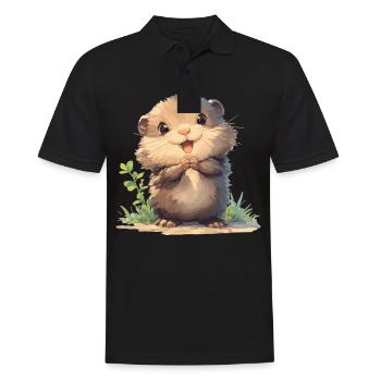 Rat musqué - Polo Homme - noir - Devant - Kai (181cm)