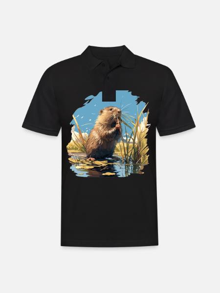 Muskrats Muskrat - Men's Polo Shirt - black