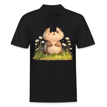 Rat musqué - Polo Homme - noir - Devant - Kai (181cm)