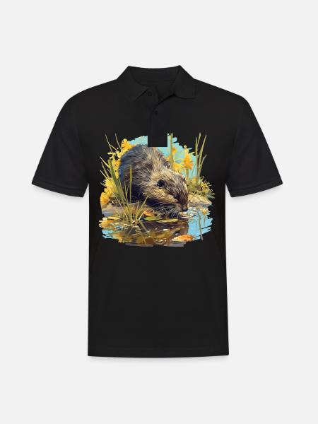 Muskrats Muskrat - Men's Polo Shirt - black