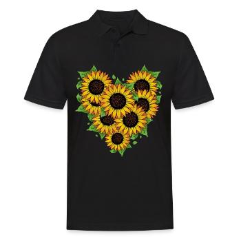 Floristry Florist Florist Bouquet - Men's Polo Shirt - black - Front - Kai (181cm)