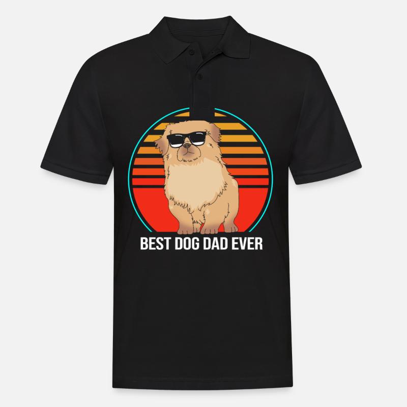 Pekinese - Männer Poloshirt - Schwarz