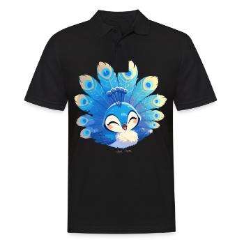 Peacocks Peacock - Men's Polo Shirt - black - Front - Kai (181cm)