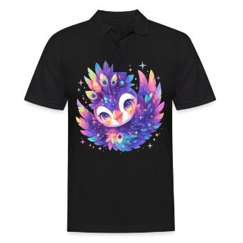 Peacocks Peacock - Men's Polo Shirt - black - Front - Kai (181cm)