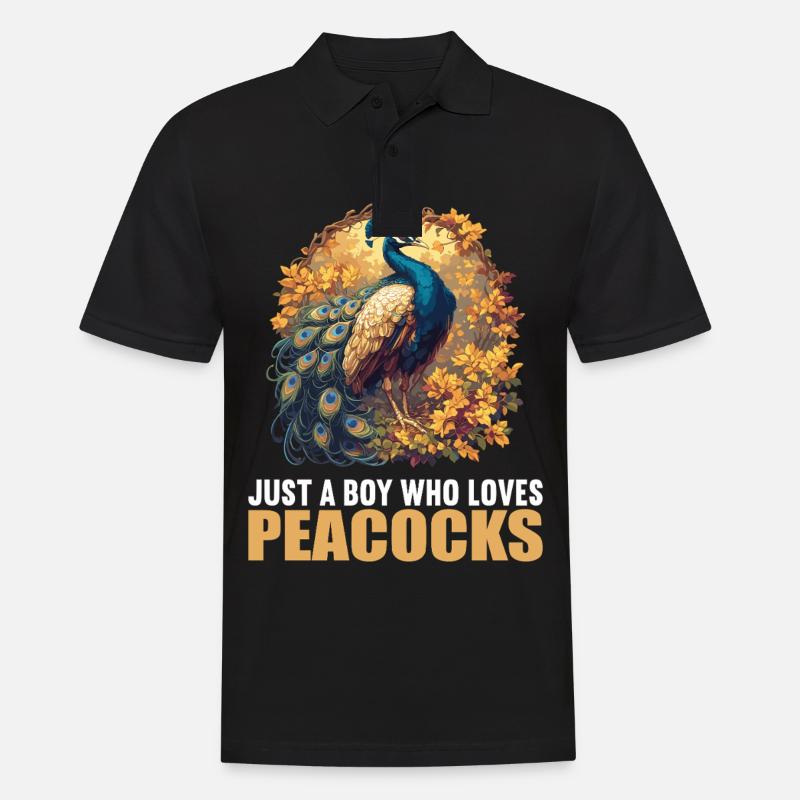 Peacocks Peacock - Men's Polo Shirt - black