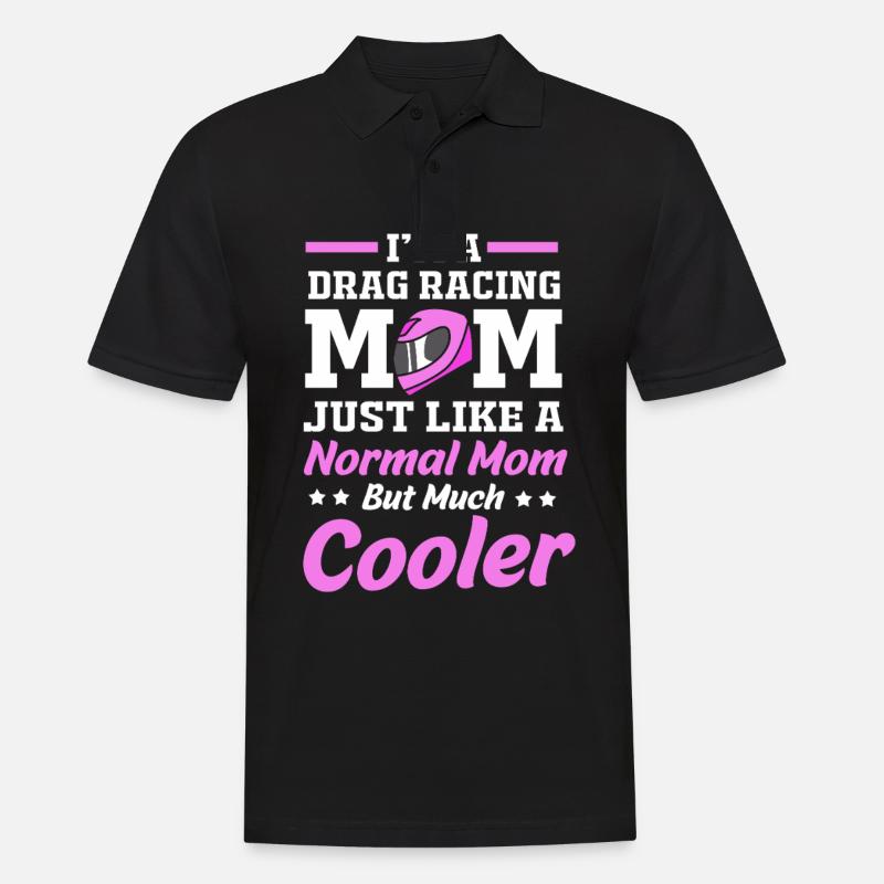 Drag Race Mutter Mama - Männer Poloshirt - Schwarz