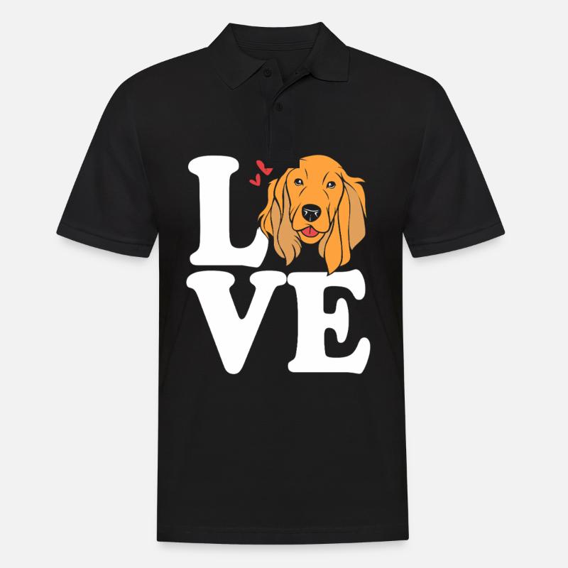 Cocker Spaniel Dad - Männer Poloshirt - Schwarz
