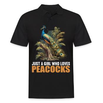 Peacocks Peacock - Men's Polo Shirt - black - Front - Kai (181cm)