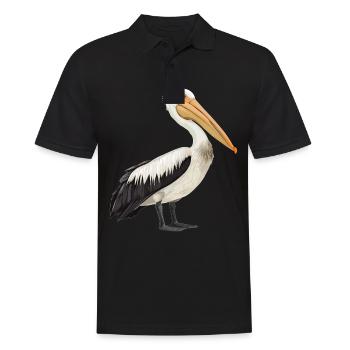 Pelikane Pelikan - Männer Poloshirt - Schwarz - Vorne - Kai (181cm)