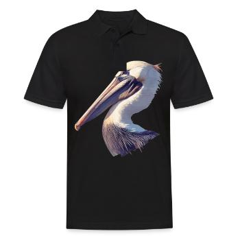 Pelikane Pelikan - Männer Poloshirt - Schwarz - Vorne - Kai (181cm)