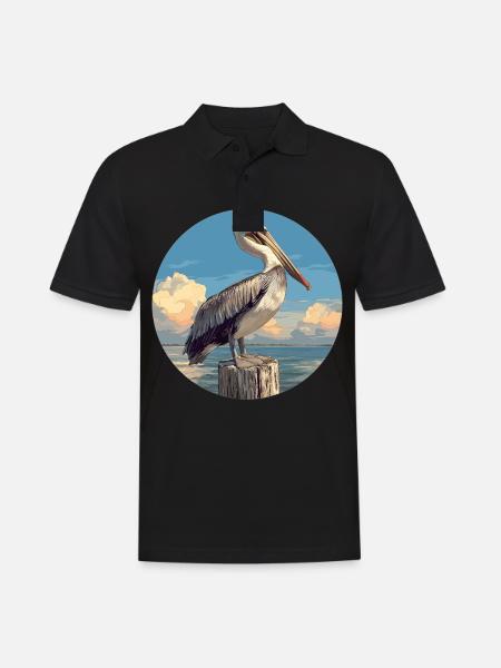 Pelicans Pelican - Men's Polo Shirt - black