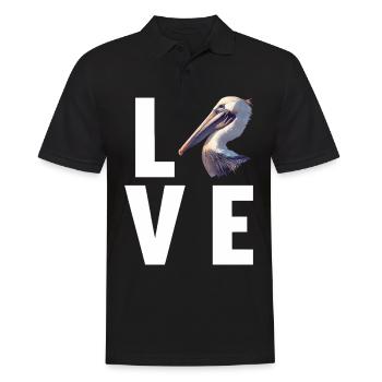 Pelikane Pelikan - Männer Poloshirt - Schwarz - Vorne - Kai (181cm)