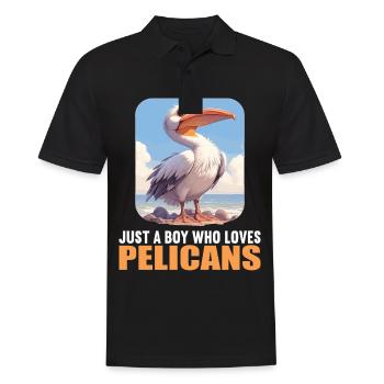 Pelikane Pelikan - Männer Poloshirt - Schwarz - Vorne - Kai (181cm)