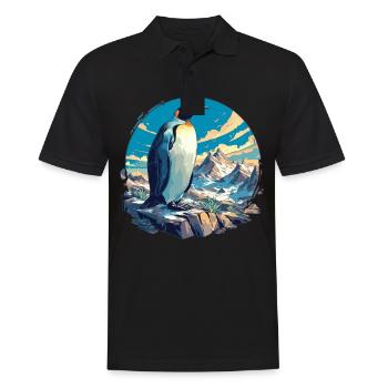 Pingouins Pingouin - Polo Homme - noir - Devant - Kai (181cm)