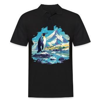 Pingouins Pingouin - Polo Homme - noir - Devant - Kai (181cm)
