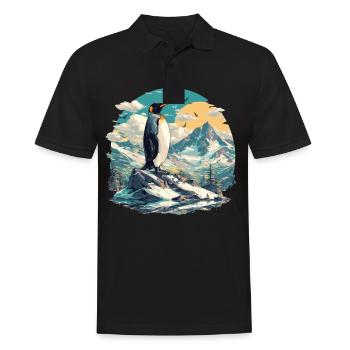 Pingouins Pingouin - Polo Homme - noir - Devant - Kai (181cm)