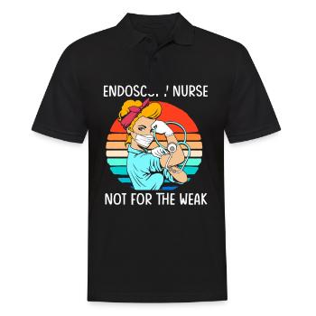 Gastroenterologie - Männer Poloshirt - Schwarz - Vorne - Kai (181cm)