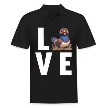 Pheasants Pheasant - Men's Polo Shirt - black - Front - Kai (181cm)