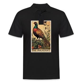 Pheasants Pheasant - Men's Polo Shirt - black - Front - Kai (181cm)
