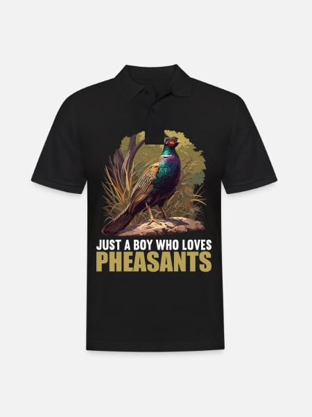 Pheasants Pheasant - Men's Polo Shirt - black