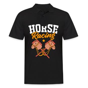 Hobby Cheval Hobby Horsing Hobbyhorsing - Polo Homme - noir - Devant - Kai (181cm)