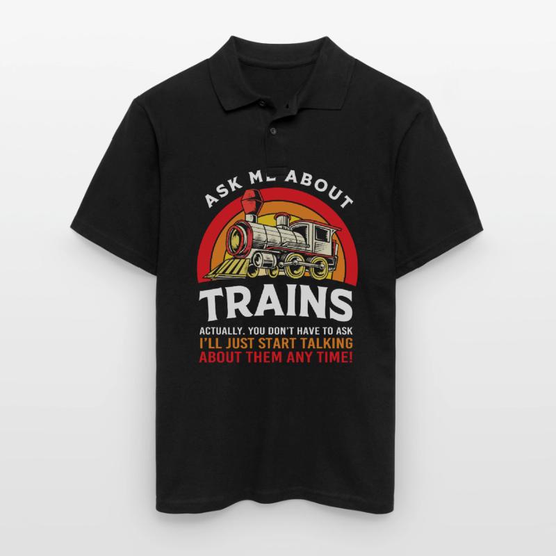 Model Railway Model Making Model Maker Men's Polo Shirt