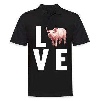 Cochon Cochon - Polo Homme - noir - Devant - Kai (181cm)