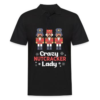 Casse-Noisette de Noël Femme - Polo Homme - noir - Devant - Kai (181cm)