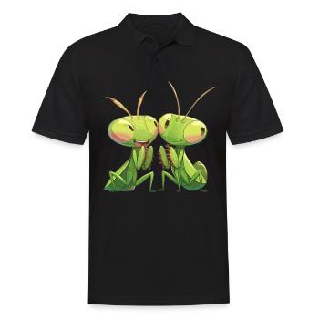 Mantes religieuses Mantes religieuses - Polo Homme - noir - Devant - Kai (181cm)