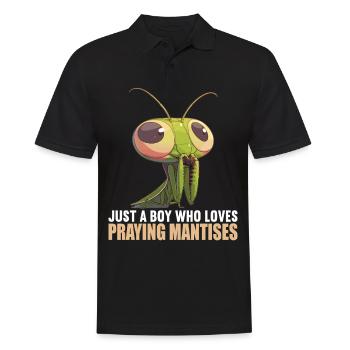 Praying mantises Praying mantis - Men's Polo Shirt - black - Front - Kai (181cm)