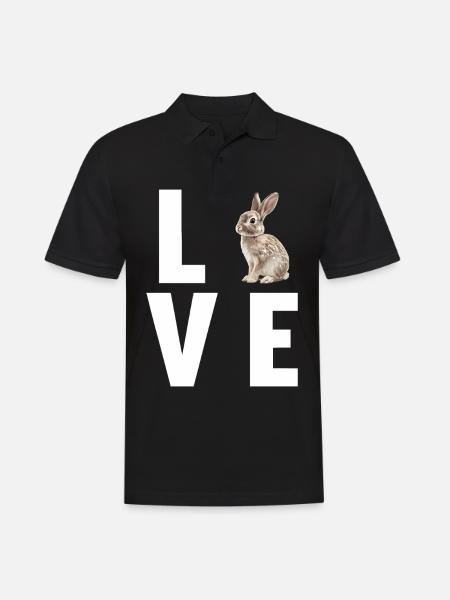 Bunny Bunny - Men's Polo Shirt - black